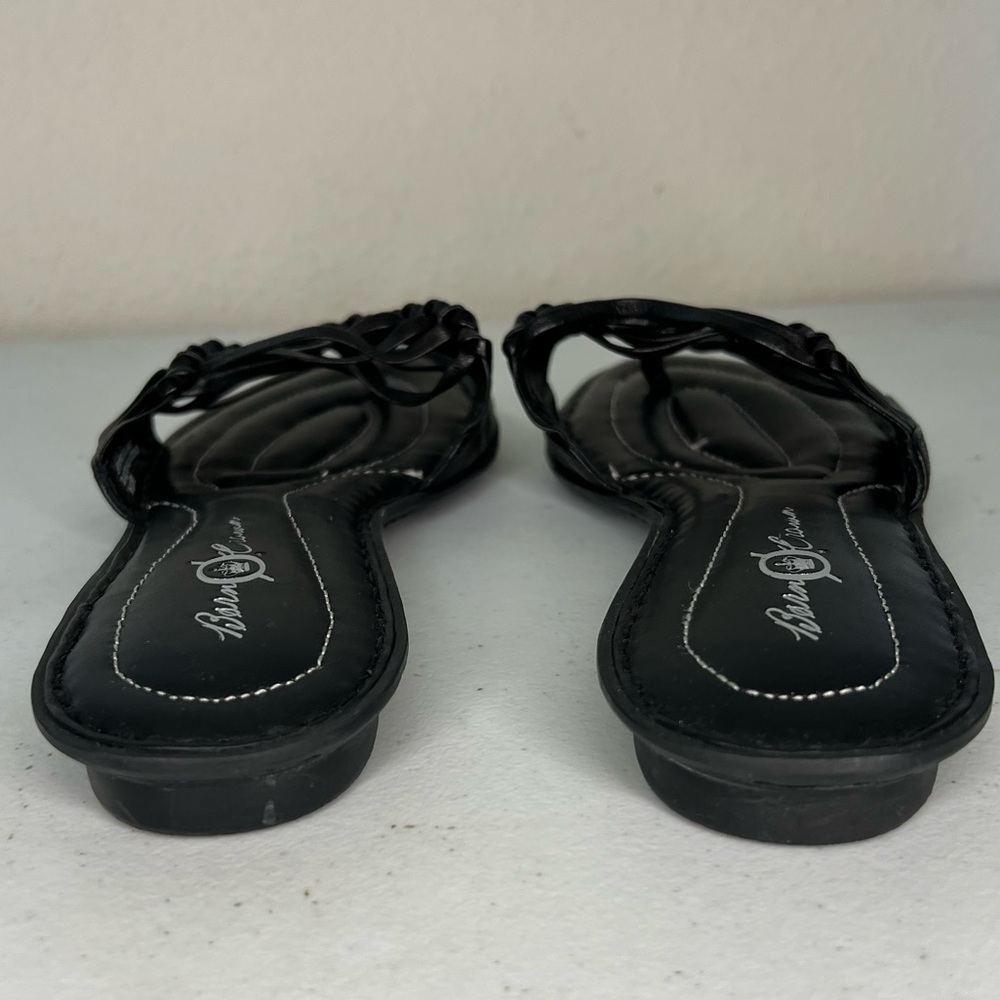 Born Crown Black Sandals with cushioned soles size 10 - Picture 3 of 7